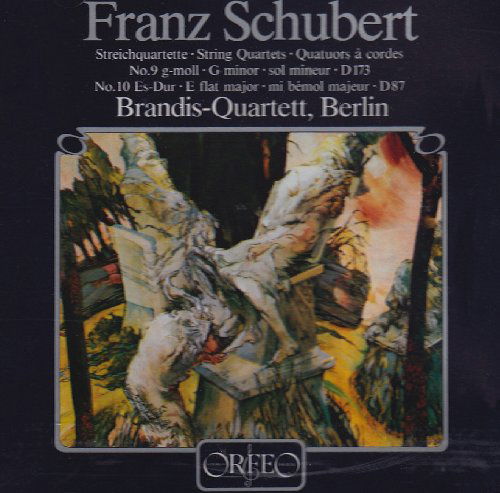 Cover for Schubert / Brandeis Quartet · String Quartets 9 &amp; 10 (CD) (1995)