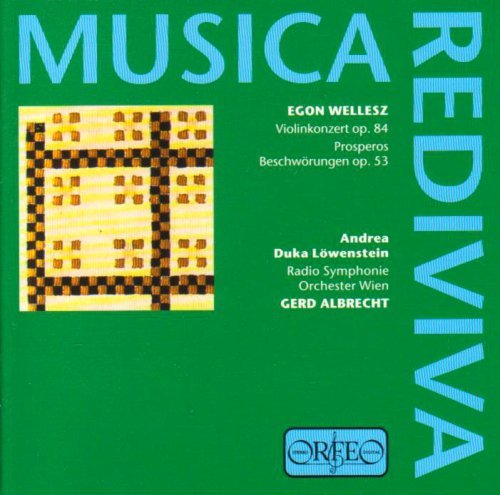 Cover for Wellesz / Lowenstein / Vienna Radio S.o., Albrecht · V Cto / Prosperos Beschworungen (CD) (1998)