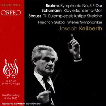 Cover for Brahms / Schumann / Strauss / Gulda / Keilberth · Symphony &amp; Piano Cto &amp; Till Eulenspiegels Lustige (CD) (2008)