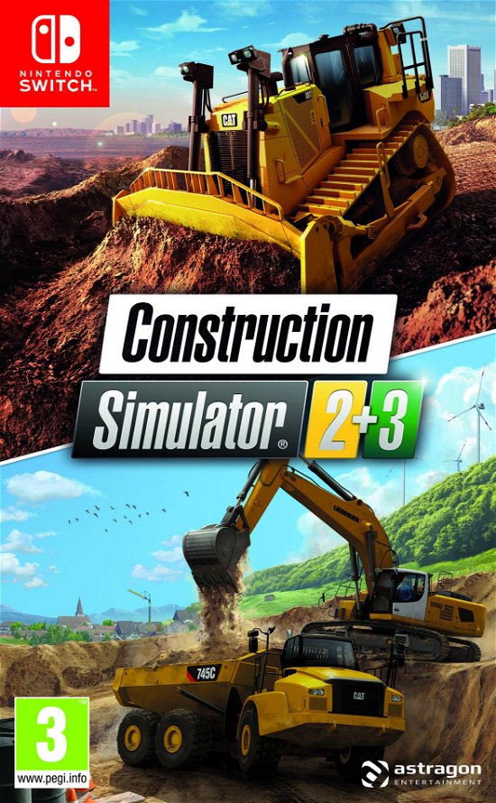 Cover for Astragon · Construction Simulator 2 + 3 (SWITCH) (2020)
