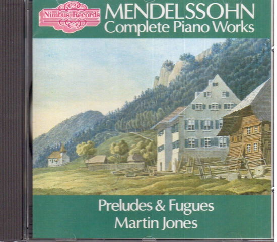 Cover for Jones Martin · Complete Piano Woks Prelude, Fugues and Studies (CD) (1987)