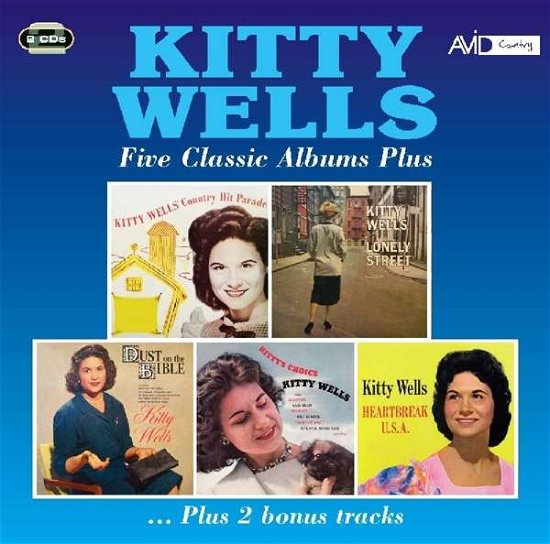 Five Classic Albums Plus - Kitty Wells - Musique - AVID - 5022810726128 - 2 novembre 2018