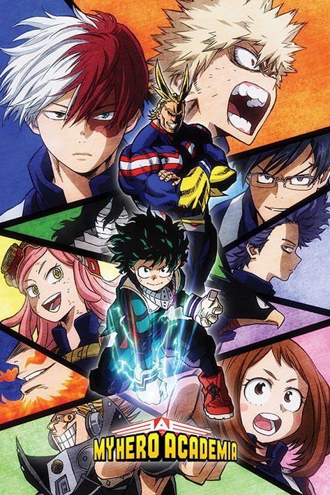 Characters Mosaic (Poster Maxi 61x91,5 Cm) - My Hero Academia: Pyramid - Merchandise - Pyramid Posters - 5050574344128 - February 7, 2019