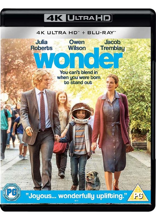 Cover for Wonder (4k Blu-ray) · Wonder (4K Ultra HD) (2018)