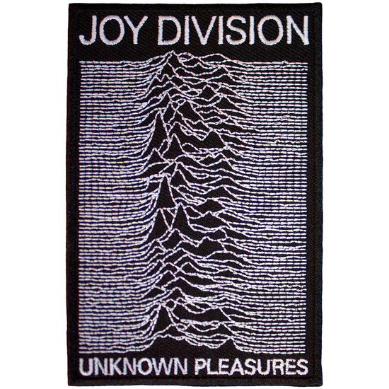 Joy Division Woven Patch: Unknown Pleasures (Standard) - Joy Division - Merchandise -  - 5056737251128 - 