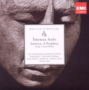 Cover for Thomas Ades · Ades America A Prophecy (CD)