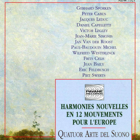 Cover for Bobesco / Arte del Suono · Harmonies Nouvelles for Europe Pavane Klassisk (CD) (2000)