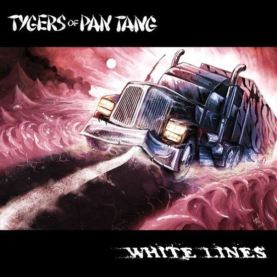 Cover for Tygers of Pan Tang · White Lines (12&quot;) [Limited edition] (2019)