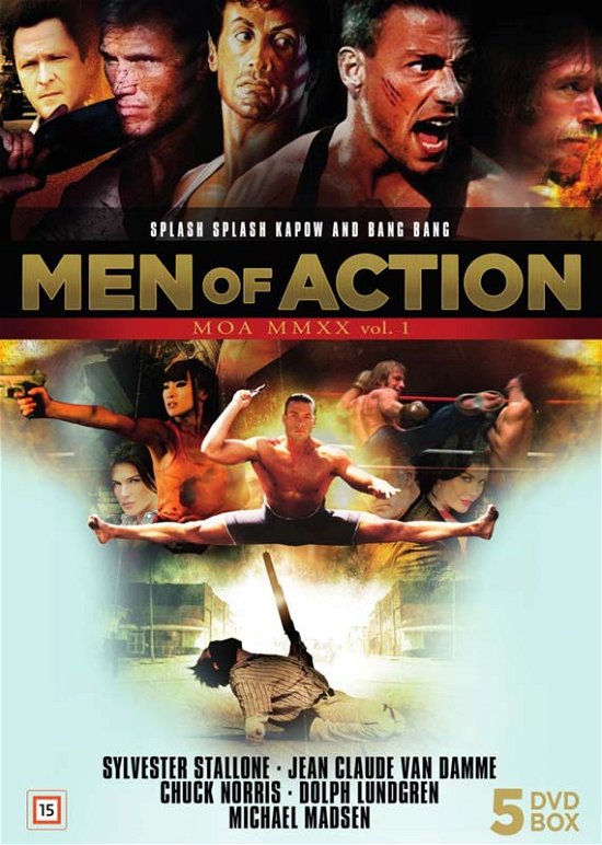 Cover for Men of Action Box 1 (DVD) (2020)
