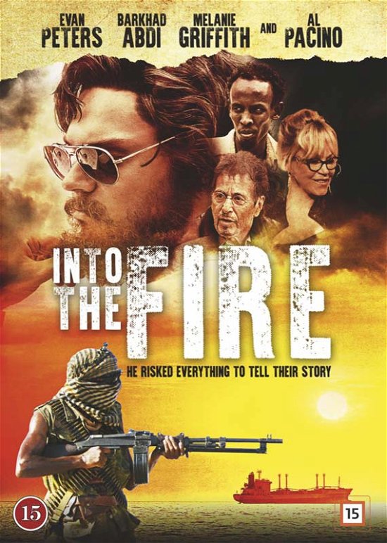 Cover for Evan Peters / Barkhad Abdi / Melanie Griffith / Al Pacino · Into the Fire (DVD) (2018)