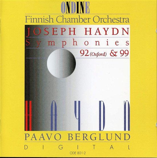 Cover for Berglund · Symphonies 92 &amp; 99 (CD) (2008)