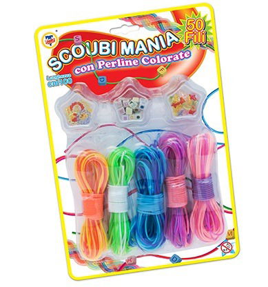 Scoubi Mania - 50 Fili Con Perline Colorate - Scoubi Mania - Merchandise -  - 8017967630128 - 