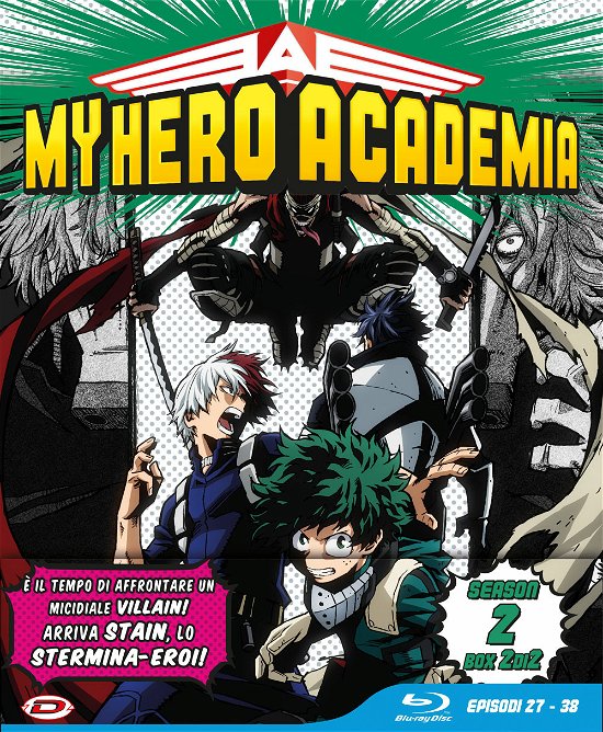 Cover for My Hero Academia · Stagione 02 Box #02 (Eps 27-38) (Ltd Edition) (3 Blu-Ray) (Blu-ray) [Ltd edition] (2019)