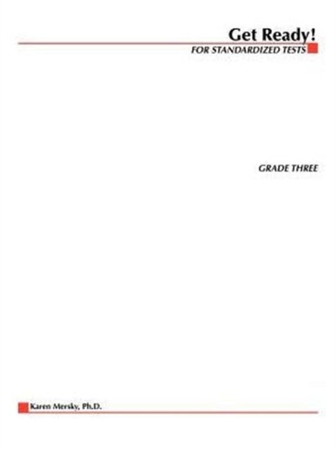 Cover for Carol Turkington · Get Ready! for Standardized Tests : Grade 3 (Paperback Bog) (2000)