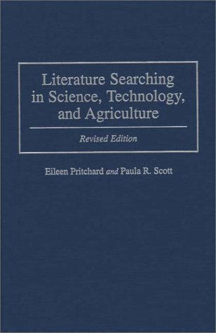 Cover for Eileen Pritchard · Literature Searching in Science, Technology, and Agriculture, 2nd Edition (Hardcover Book) [2 Revised edition] (1996)