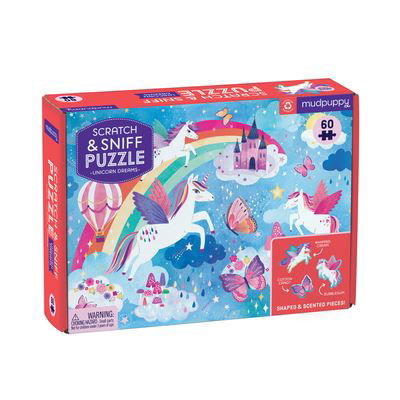 Unicorn Dreams Scratch and Sniff Puzzle - Mudpuppy - Lautapelit - Galison - 9780735370128 - torstai 29. syyskuuta 2022