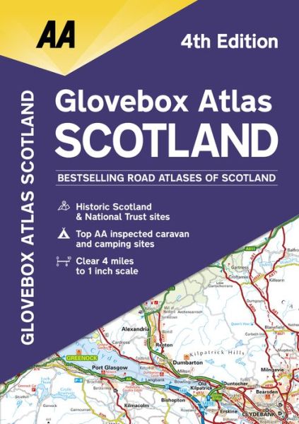 Cover for AA Publishing · Glovebox Atlas Scotland (Taschenbuch) [4 Revised edition] (2018)