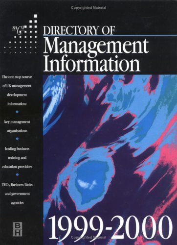 Cover for Mci Management Charter Initiative · The Mci Directory of Management Information (Paperback Book) (1999)