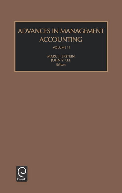 Cover for John Y. Lee · Advances in Management Accounting - Advances in Management Accounting (Hardcover Book) (2003)