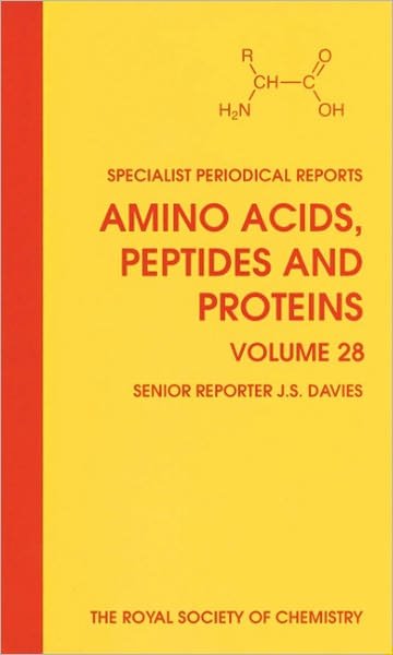 Cover for Royal Society of Chemistry · Amino Acids, Peptides and Proteins: Volume 28 - Specialist Periodical Reports (Hardcover bog) (1997)