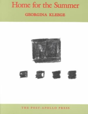 Cover for Georgina Kleege · Home for the summer (Buch) (1989)