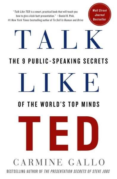 Cover for Carmine Gallo · Talk Like TED: The 9 Public-Speaking Secrets of the World's Top Minds (Hardcover bog) (2014)