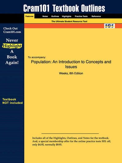 Cover for 8th Edition Weeks · Studyguide for Population: an Introduction to Concepts and Issues by Weeks, Isbn 9780534529765 (Taschenbuch) (2007)