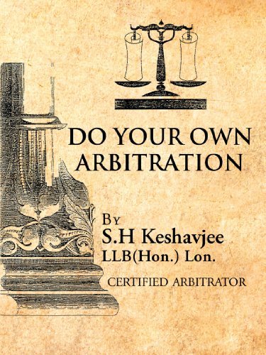 Cover for Llb S. H Keshavjee · Do Your Own Arbitration (Pocketbok) (2012)