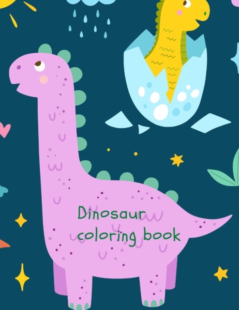 Cover for Cristie Dozaz · Dinosaur coloring book (Paperback Book) (2020)