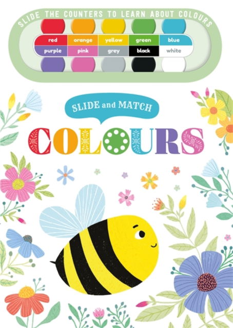 Cover for Igloo Books Ltd · Slide and Match: Colours - Counting Track Book (Board book) (2020)