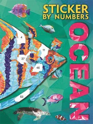 Cover for Igloo Books Ltd · Sticker By Numbers: Ocean - Activty Book for Adults (Paperback Book) (2025)