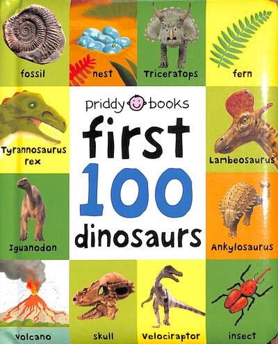 First 100 Dinosaurs - First 100 Soft To Touch - Priddy Books - Książki - Priddy Books - 9781838991128 - 1 czerwca 2021