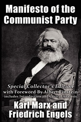 Cover for Karl Marx · Manifesto of the Communist Party: Special Collector's Edition with Foreward By Albert Einstein (Paperback Bog) (2011)