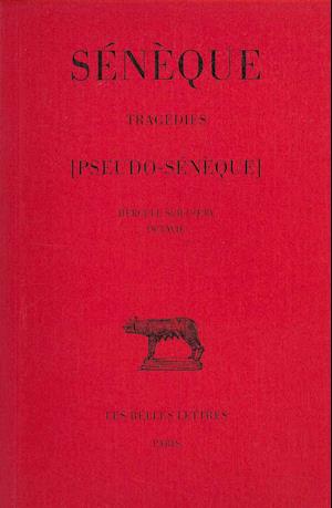 Cover for Sénéque · Tragédies (Collection Des Universites De France) (French Edition) (Paperback Book) [French, 3 Blg edition] (1999)