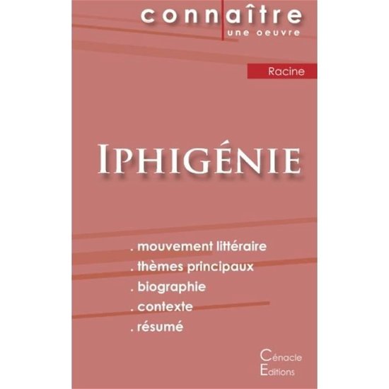 Cover for Jean Racine · Fiche de lecture Iphigenie de Jean Racine (Analyse litteraire de reference et resume complet) (Paperback Bog) (2024)