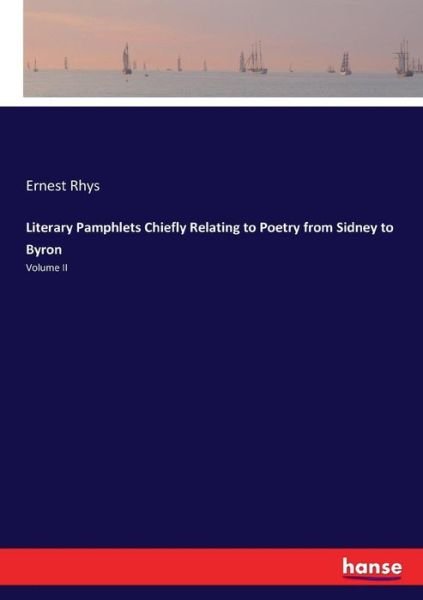 Cover for Rhys · Literary Pamphlets Chiefly Relatin (Buch) (2017)