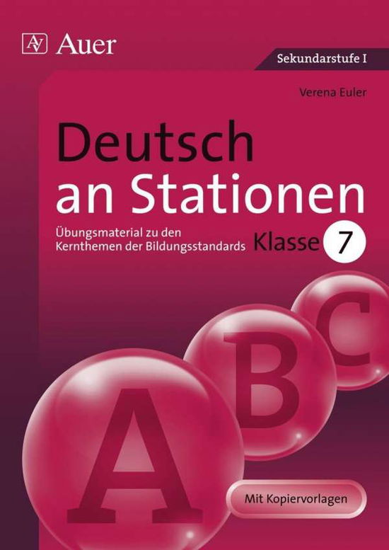 Deutsch An Stationen.kl.7 - Verena Euler - Książki -  - 9783403065128 - 