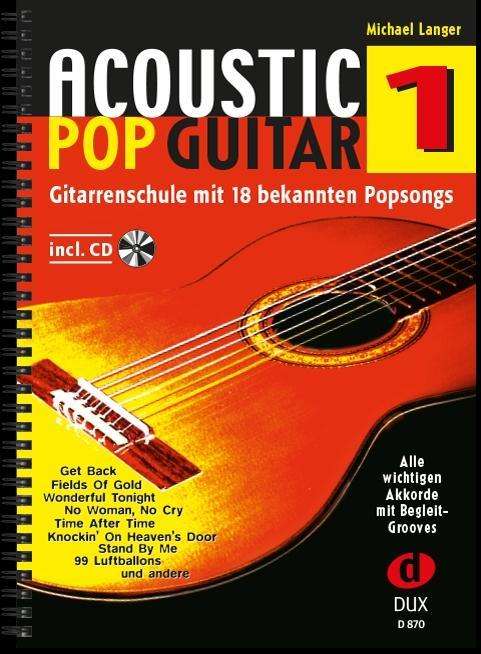 Cover for Langer · Acoustic Pop Guit.1,m.CD-A.D870 (Book)