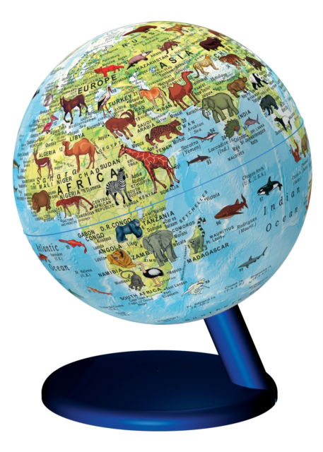 Animal Illuminated Globe 15cm: Animal Globe by Stellanova with USB port - Stellanova Globes -  - Gadżety - Stellanova International GmbH - 9783948300128 - 2 października 2024