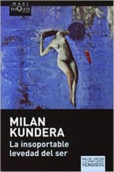 Cover for Milan Kundera · La insoportable levedad del ser (Paperback Bog) (2008)
