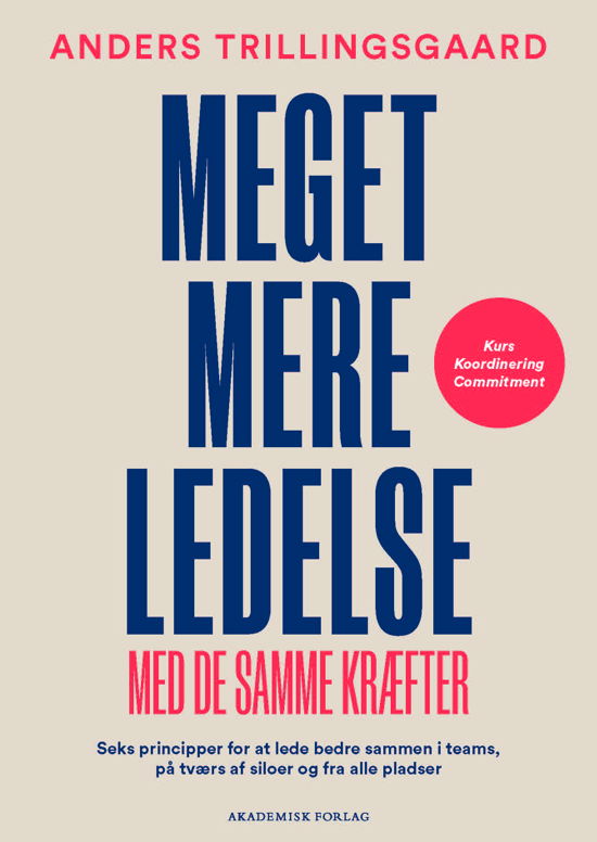 Cover for Anders Trillingsgaard · Meget mere ledelse (Taschenbuch) [1. Ausgabe] (2024)