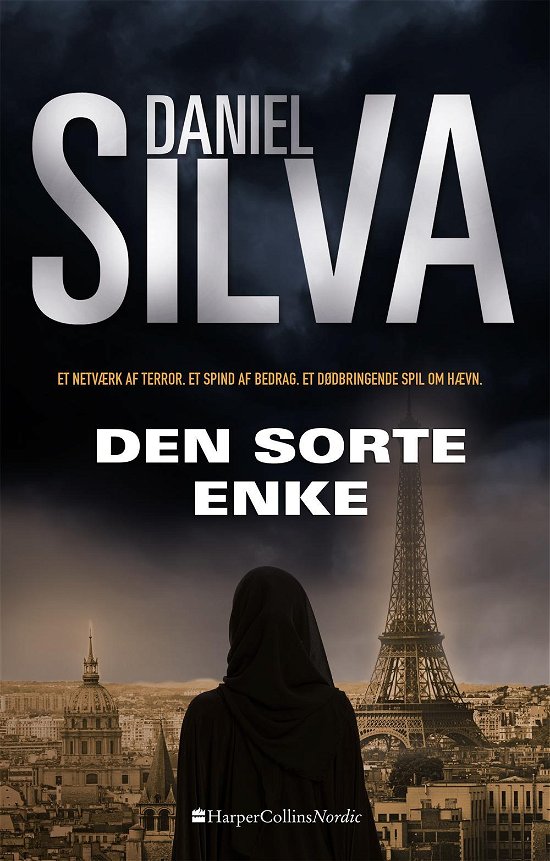 Cover for Daniel Silva · Gabriel Allon serien: Den sorte enke (Bound Book) [1.º edición] (2017)