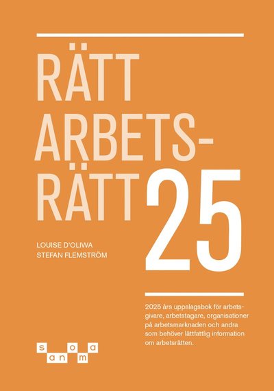 Stefan Flemström Louise Ideström D'Oliwa · Rätt Arbetsrätt 2025 (Taschenbuch) (2025)