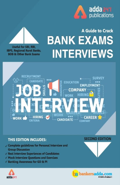 A Guide To Crack Bank Exams Interviews Book - Adda247 - Kirjat - Metis Eduventures pvt ltd - 9789388964128 - keskiviikko 7. elokuuta 2019