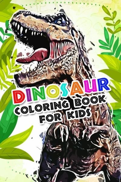 Cover for Aj Design · Dinosaur Coloring Book for kids (Pocketbok) (2020)