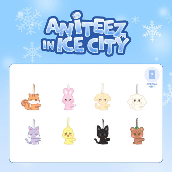 Cover for ATEEZ · Aniteez In Ice City - Plush Photocard Holder (Titular de la tarjeta fotográfica) [Plush incl. photocard edition] [JJONGbear] (2024)