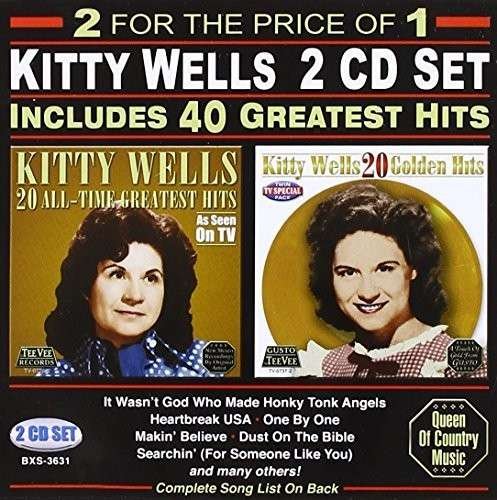 Cover for Kitty Wells · 40 Greatest Hits (CD) (2014)