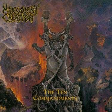 Cover for Malevolent Creation · Ten Commandments (CD) (1990)