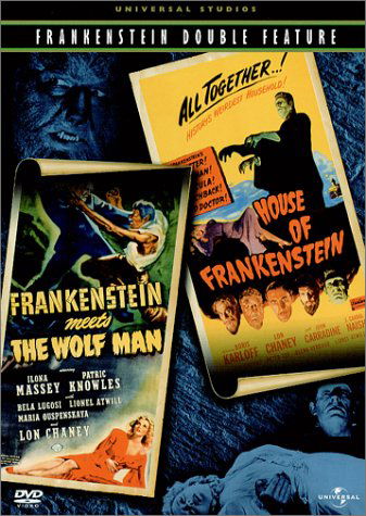 Cover for Frankenstein Meets Wolf Man &amp; House Frankenstein (DVD) (2007)