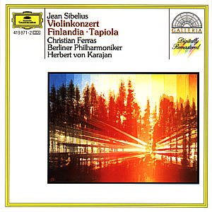 Violin Concerto Finlandia Tapiola - Sibelius / Karajan / Ferras / Berliner Phil - Musik - GALLERIA - 0028941987129 - 1. April 1988